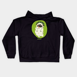 aboyer - woof in french Kids Hoodie